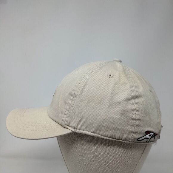Richmond County Strapback Hat Tan Extreme Fit Embroidered Horseshoe Ahead - Picture 3 of 8